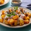 Spicy Green Aloo Chaat 4