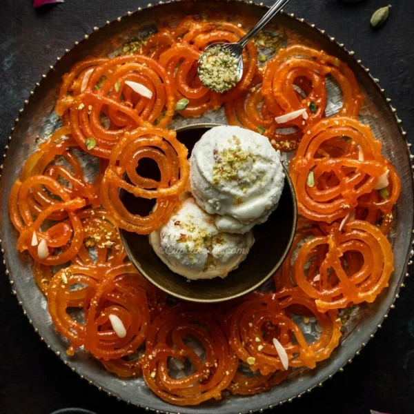 Jalebi with Rabri-3